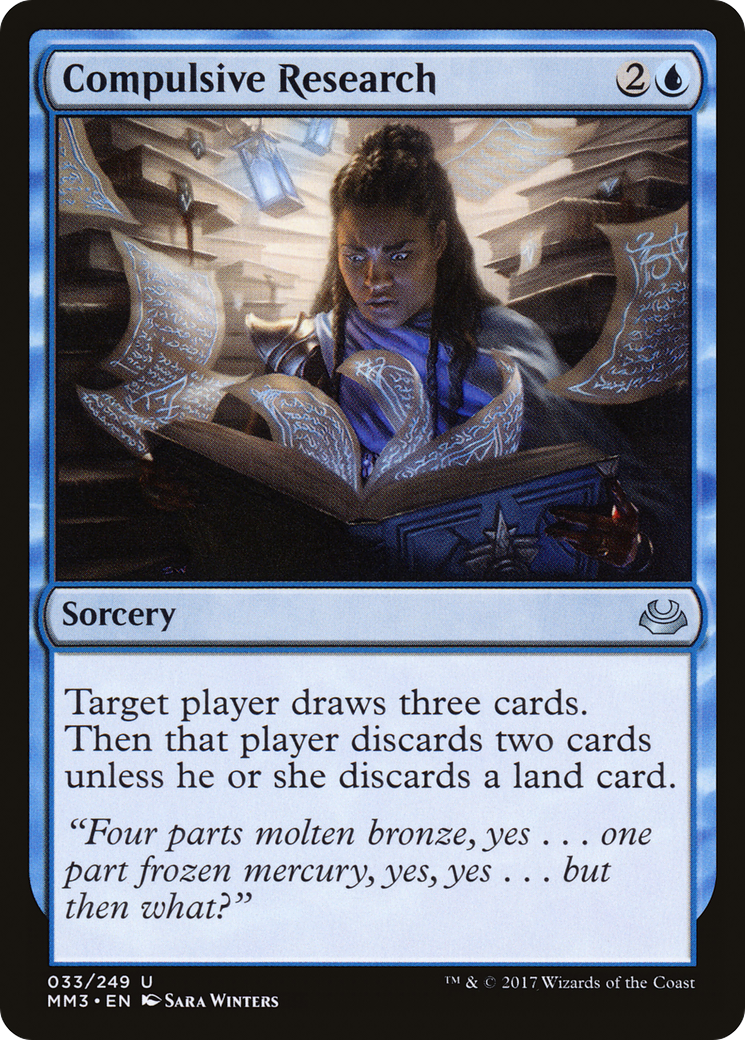 Image of Compulsive Research (MM3-033) - Modern Masters 2017