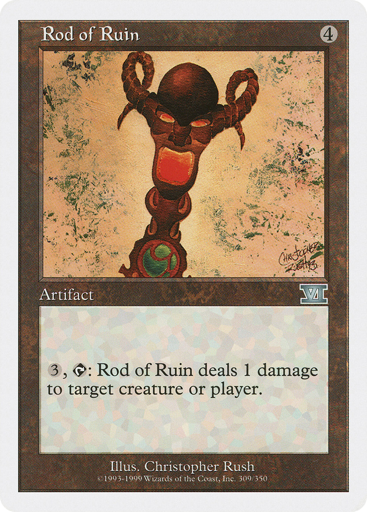 Image of Rod of Ruin (6ED-309) - Classic Sixth Edition