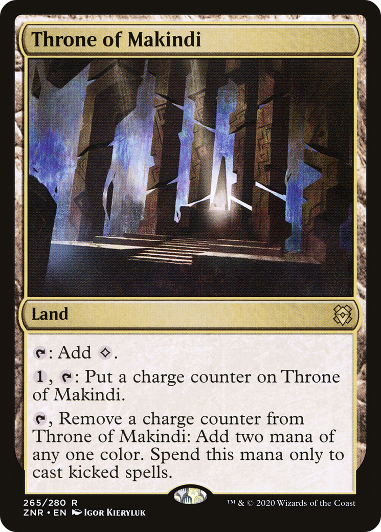 Image of Throne of Makindi (ZNR-265) - Zendikar Rising Foil