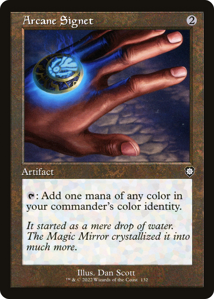 Image of Arcane Signet (Retro Frame) (BRC-132) - The Brothers' War Commander