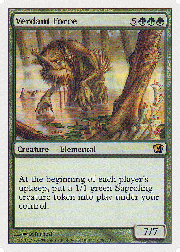 Image of Verdant Force (9ED-278★) - 9th Edition