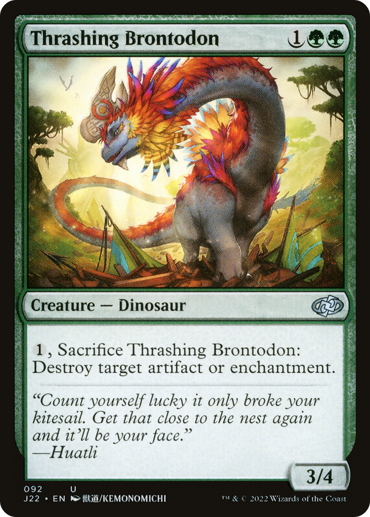 Image of Thrashing Brontodon (J22-092) - Jumpstart 2022