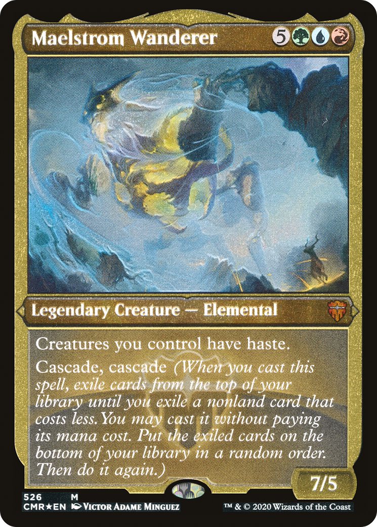 Image of Maelstrom Wanderer (Foil Etched) (CMR-526) - Commander Legends Foil