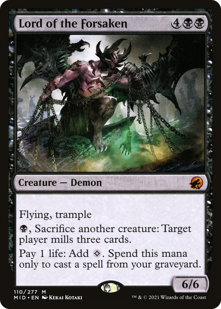 Image of Lord of the Forsaken (MID-110) - Innistrad: Midnight Hunt