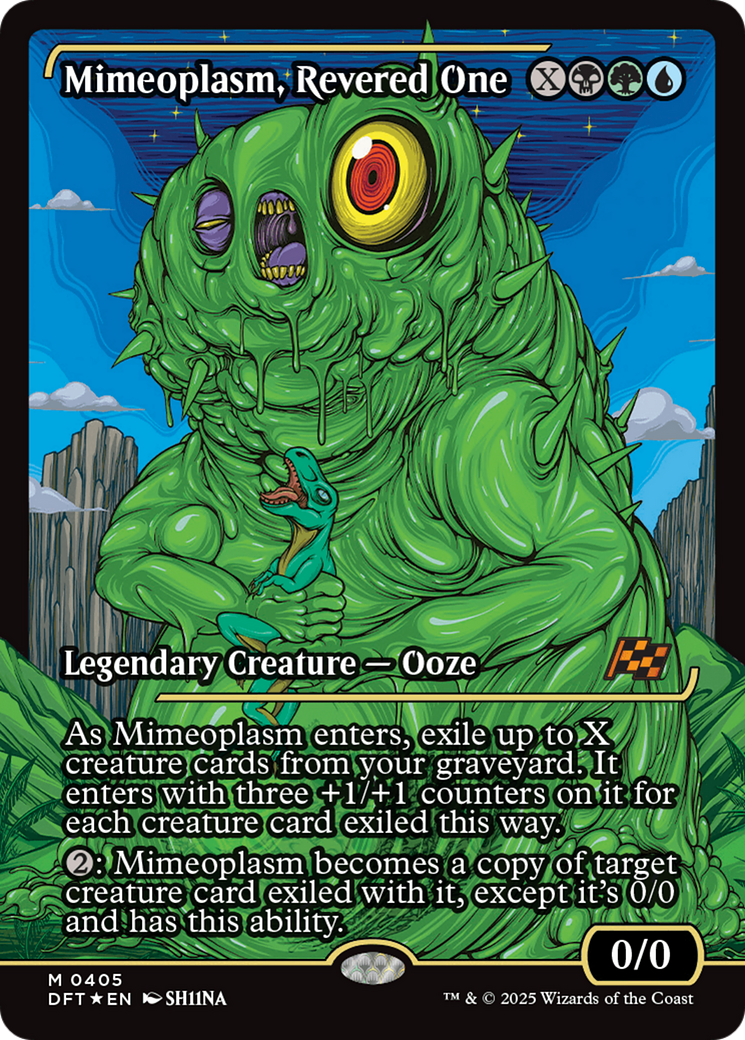 Image of Mimeoplasm, Revered One (Showcase) (DFT-405) - Aetherdrift: (Showcase) Foil