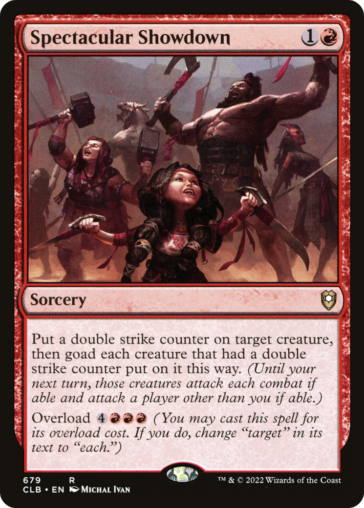 Image of Spectacular Showdown (CLB-679) - Commander Legends: Battle for Baldur's Gate