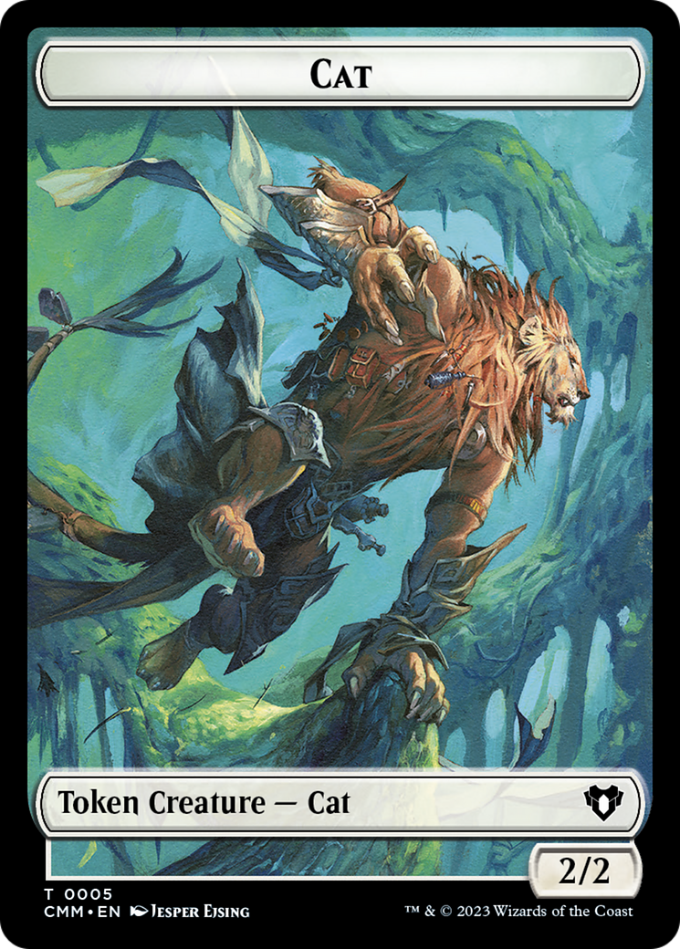 Image of Cat (TCMM-005) - Commander Masters Tokens