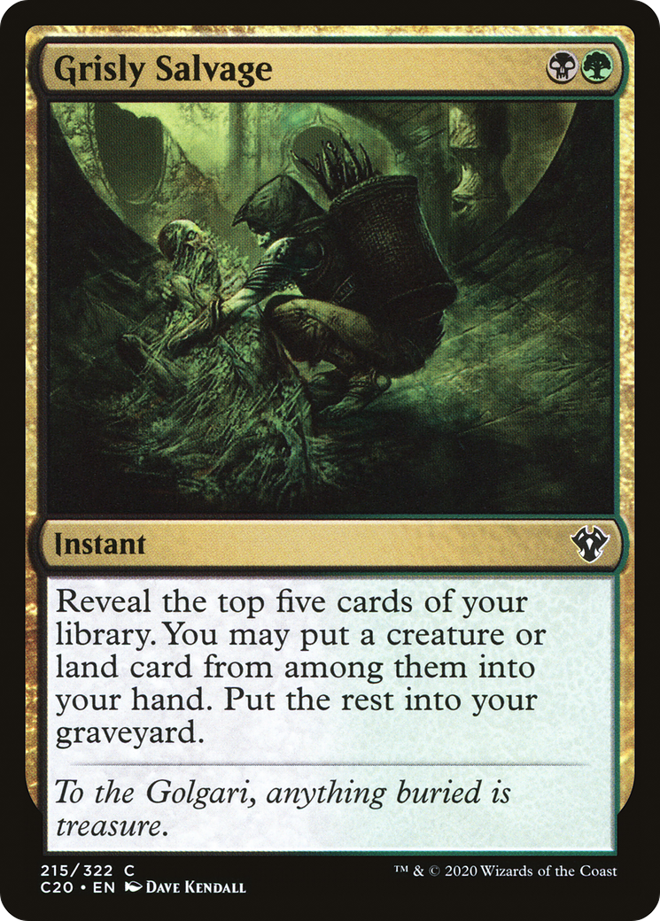 Image of Grisly Salvage (C20-215) - Commander 2020