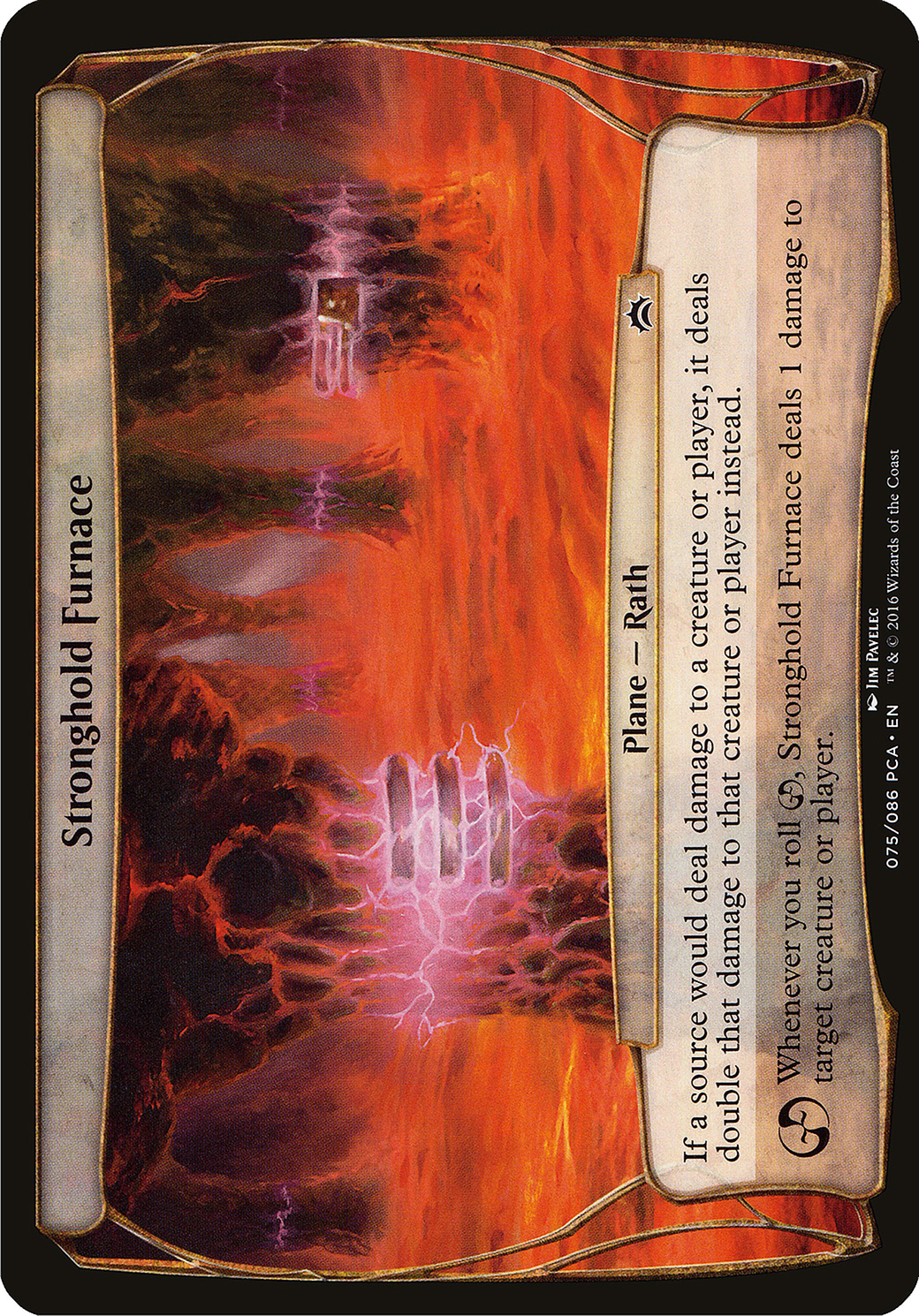 Image of Stronghold Furnace (Planechase Anthology) (OVER-) - Planechase Anthology Planes