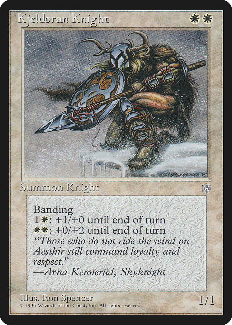 Image of Kjeldoran Knight (ICE-) - Ice Age