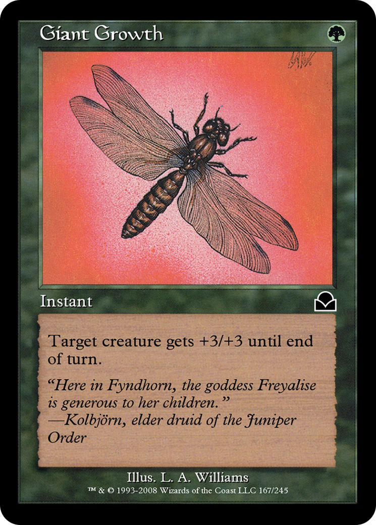 Image of Giant Growth (ME2-167) - Masters Edition II Foil