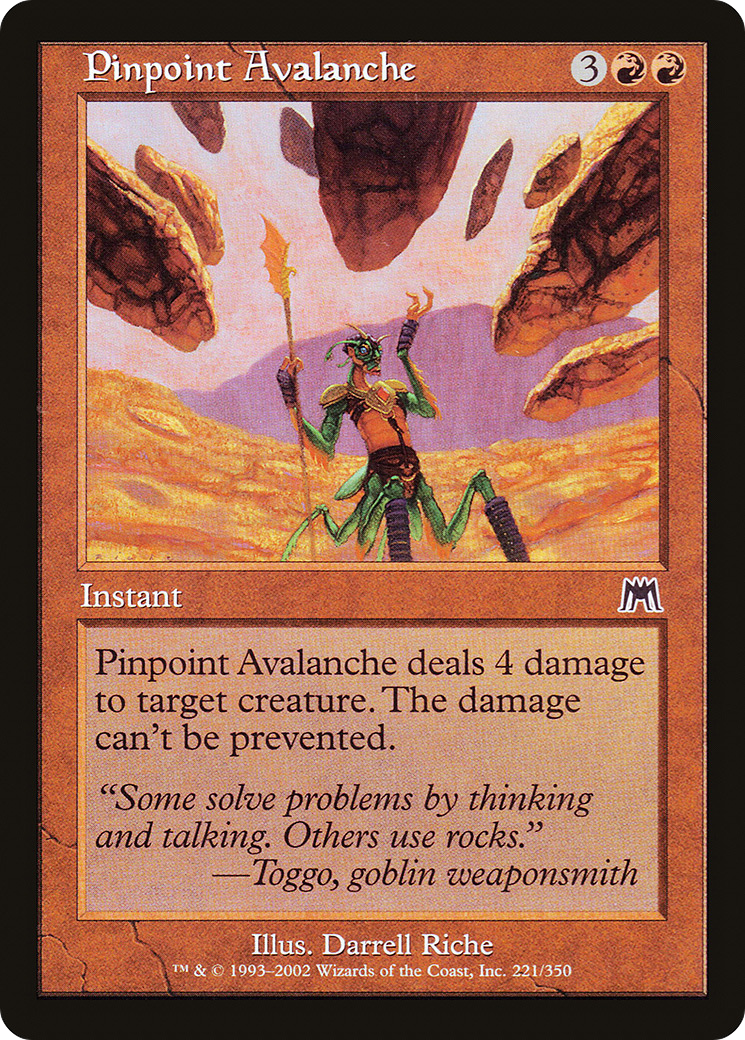 Image of Pinpoint Avalanche (ONS-221) - Onslaught Foil