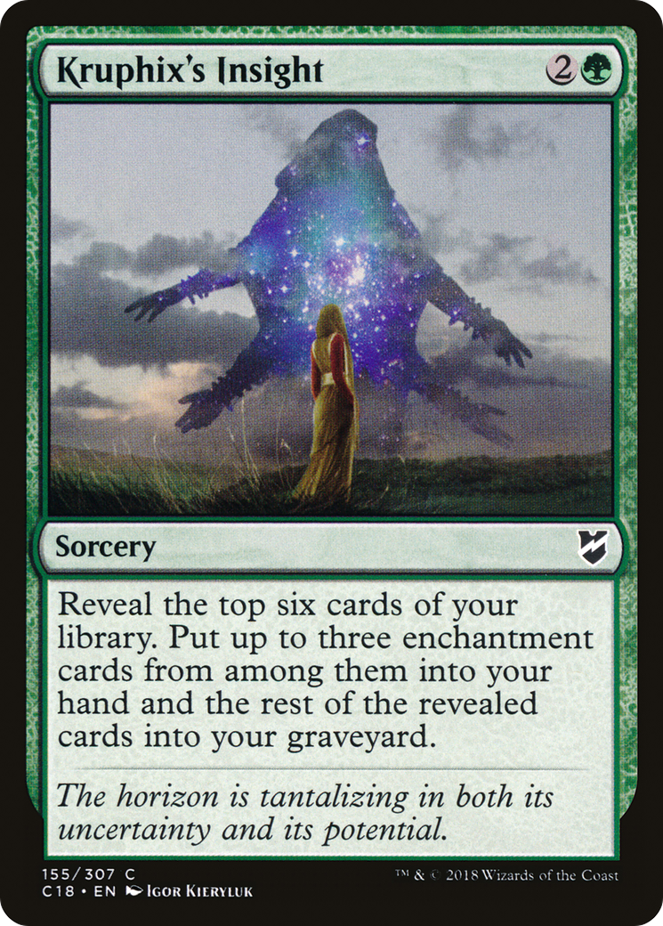 Image of Kruphix's Insight (C18-155) - Commander 2018