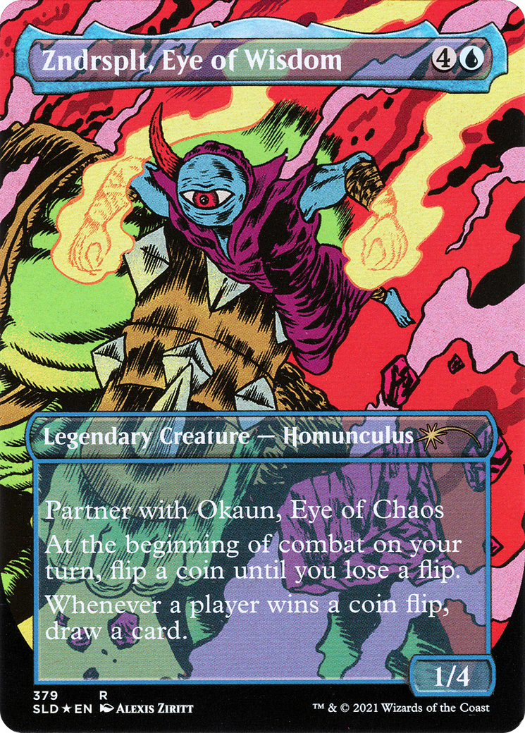 Image of Zndrsplt, Eye of Wisdom (SLD-379) - Secret Lair Drop (Borderless)