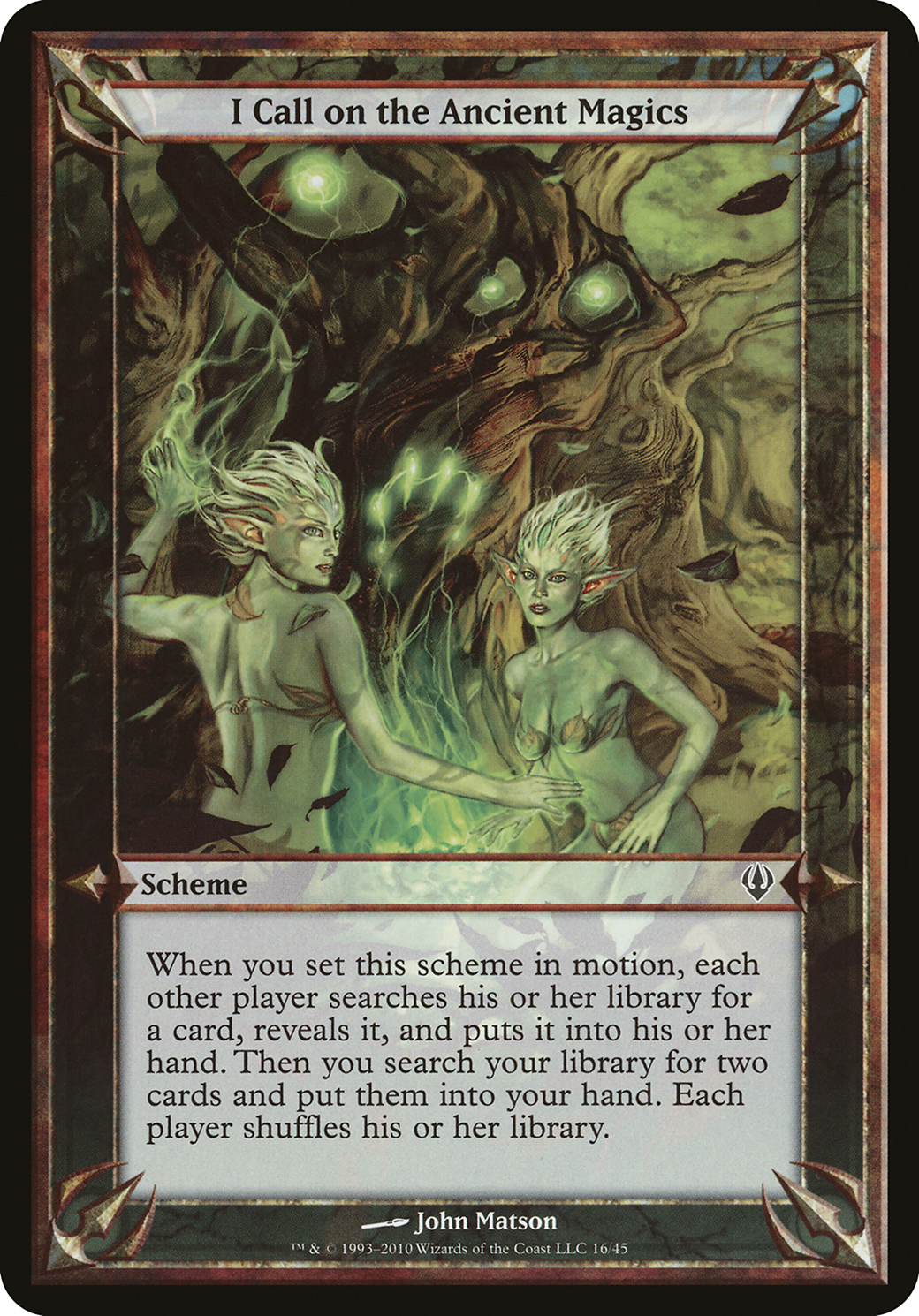 Image of I Call on the Ancient Magics (Colorless) (OVER-) - Archenemy Schemes