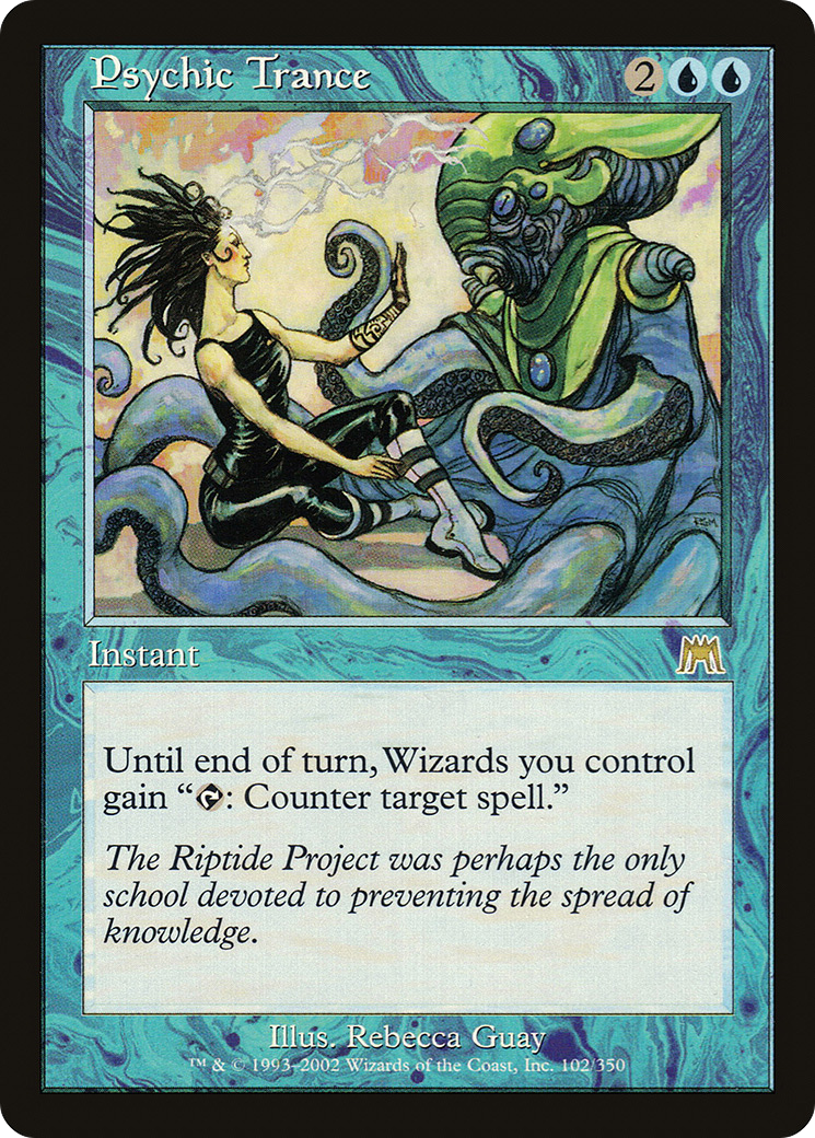 Image of Psychic Trance (ONS-102) - Onslaught Foil