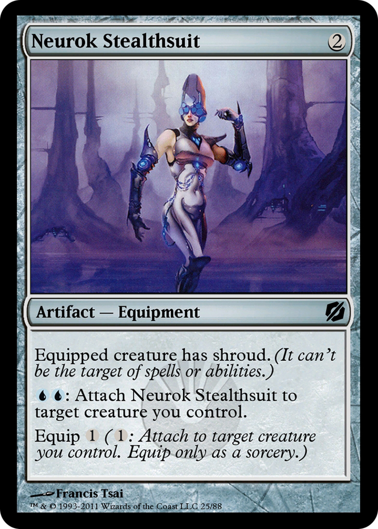 Image of Neurok Stealthsuit (TD2-025) - Duel Decks: Mirrodin Pure vs. New Phyrexia
