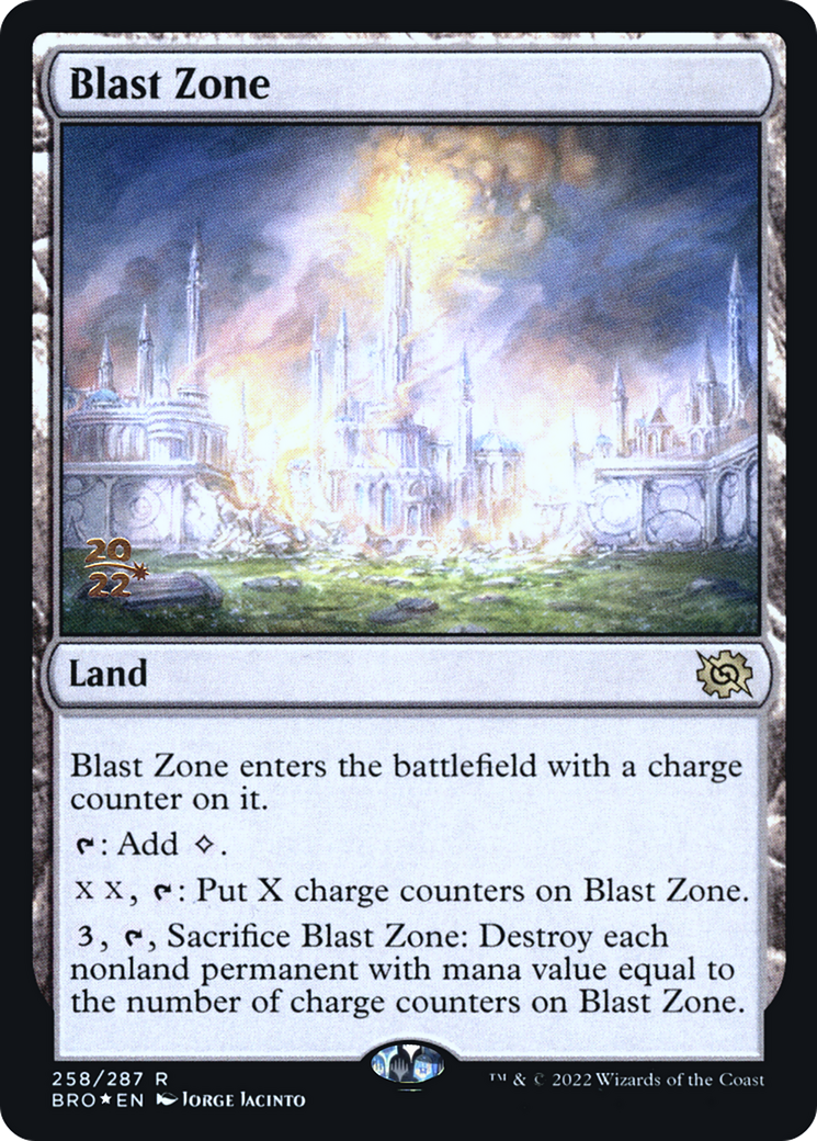 Image of Blast Zone (BRO) (PRE-258) - The Brothers' War Promos Foil