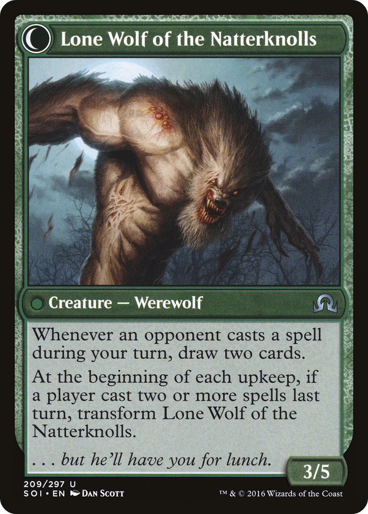 Image of Hermit of the Natterknolls (SOI-209) - Shadows over Innistrad: (Double Faced Transform)