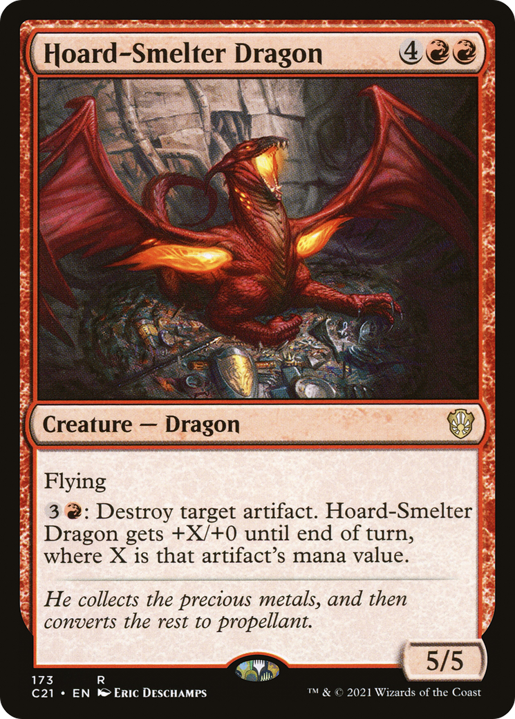 Image of Hoard-Smelter Dragon (C21-173) - Commander 2021