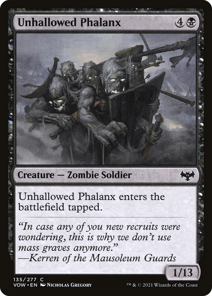 Image of Unhallowed Phalanx (VOW-135) - Innistrad: Crimson Vow