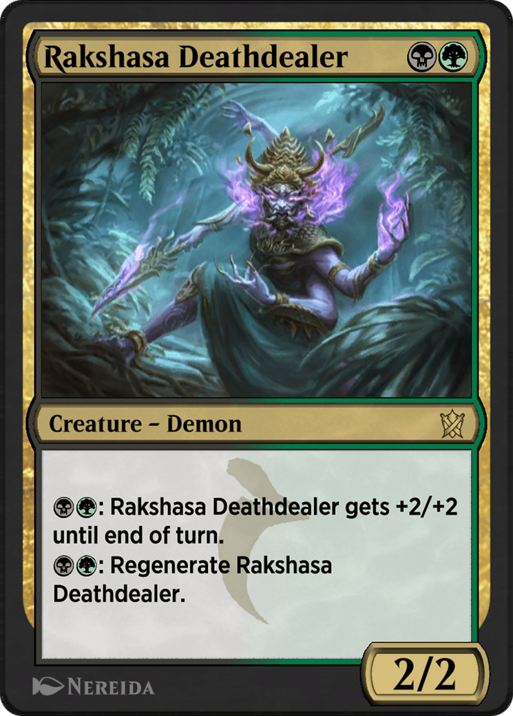 Image of Rakshasa Deathdealer (KTK-192Y) - Khans of Tarkir