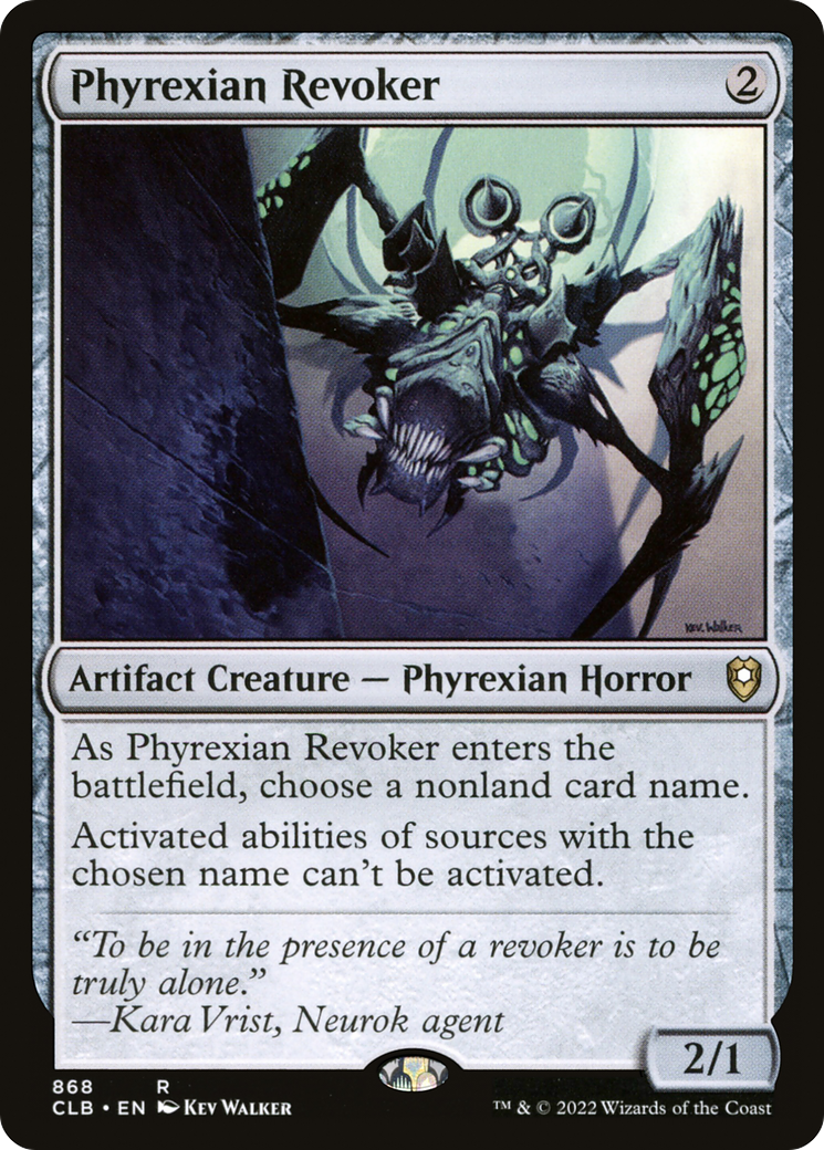 Image of Phyrexian Revoker (CLB-868) - Commander Legends: Battle for Baldur's Gate
