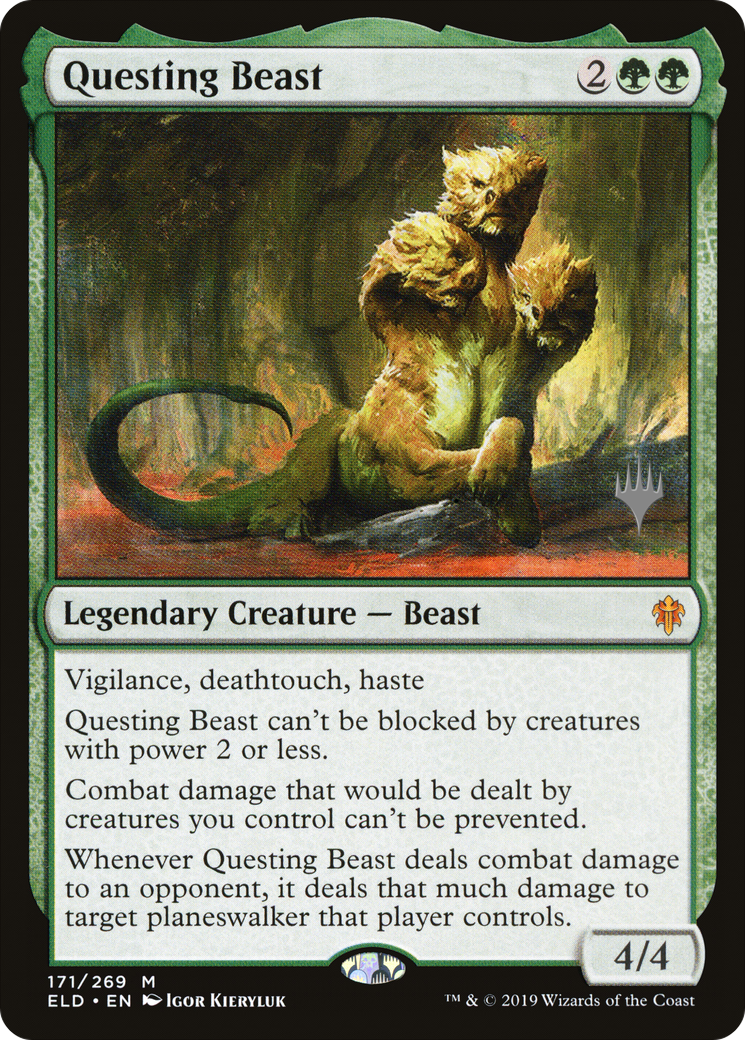 Image of Questing Beast (PPELD-171) - Throne of Eldraine Promos