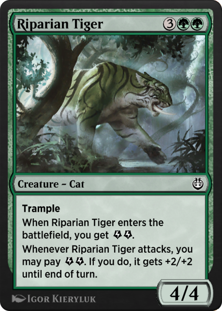 Image of Riparian Tiger (KLR-178) - Kaladesh Remastered