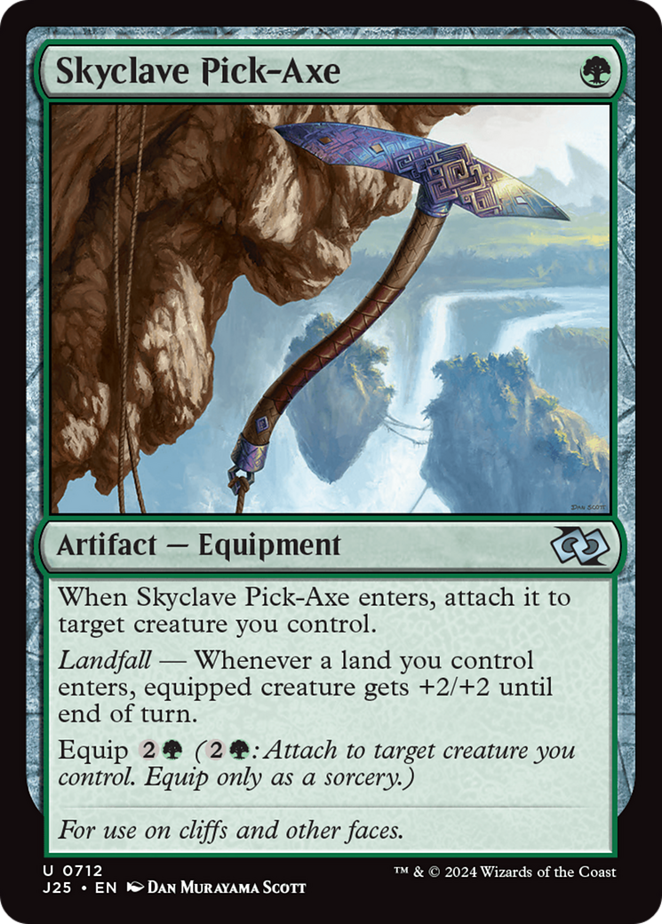 Image of Skyclave Pick-Axe (J25-712) - Foundations Jumpstart