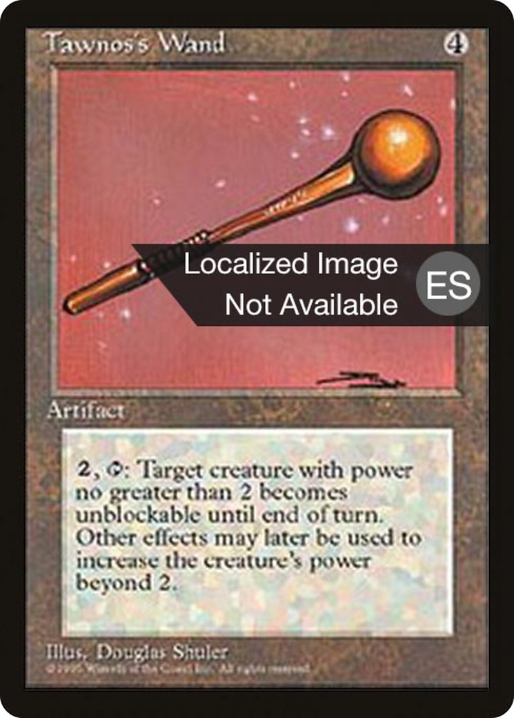 Image of Tawnos's Wand (4BB-) - Fourth Edition Foreign Black Border