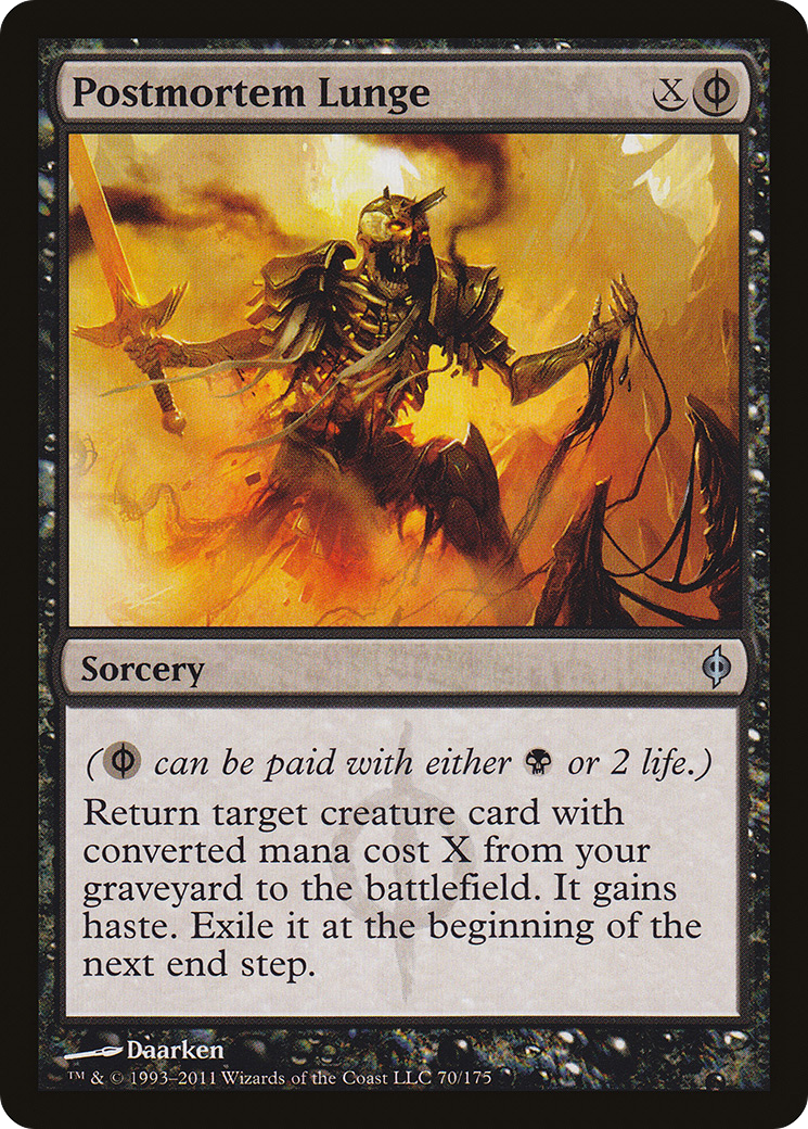 Image of Postmortem Lunge (NPH-070) - New Phyrexia