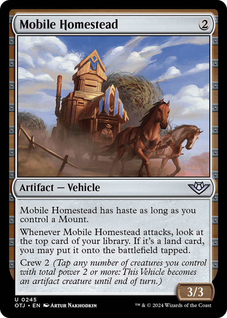 Image of Mobile Homestead (OTJ-245) - Outlaws of Thunder Junction Foil