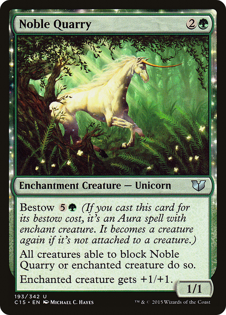 Image of Noble Quarry (C15-193) - Commander 2015: (enchantment)