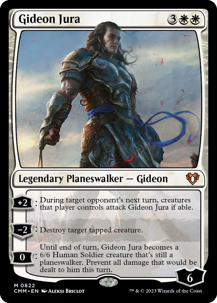 Image of Gideon Jura (CMM-822) - Commander Masters