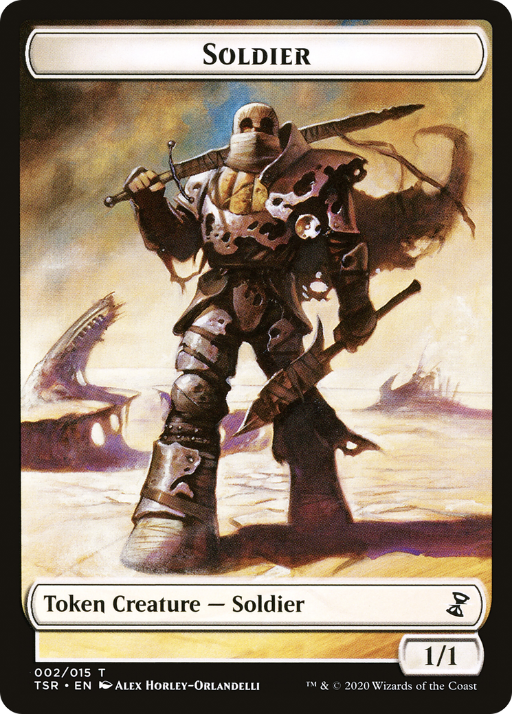 Image of Soldier (TTSR-002) - Time Spiral Remastered Tokens