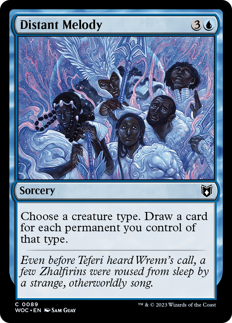 Image of Distant Melody (WOC-089) - Wilds of Eldraine Commander