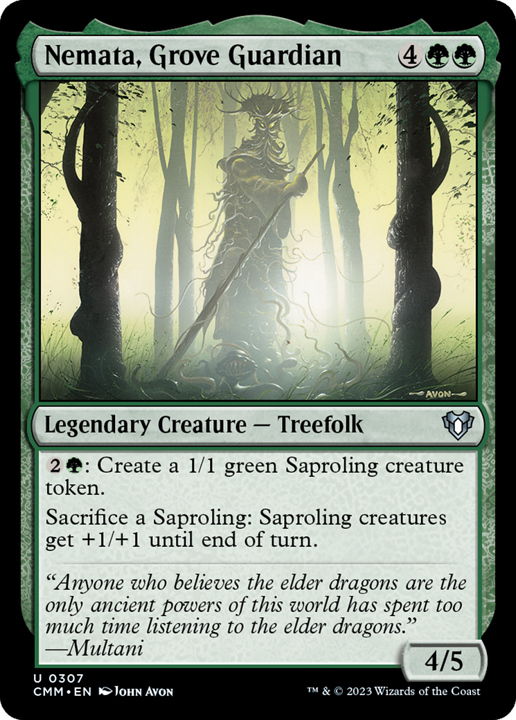 Image of Nemata, Grove Guardian (CMM-307) - Commander Masters