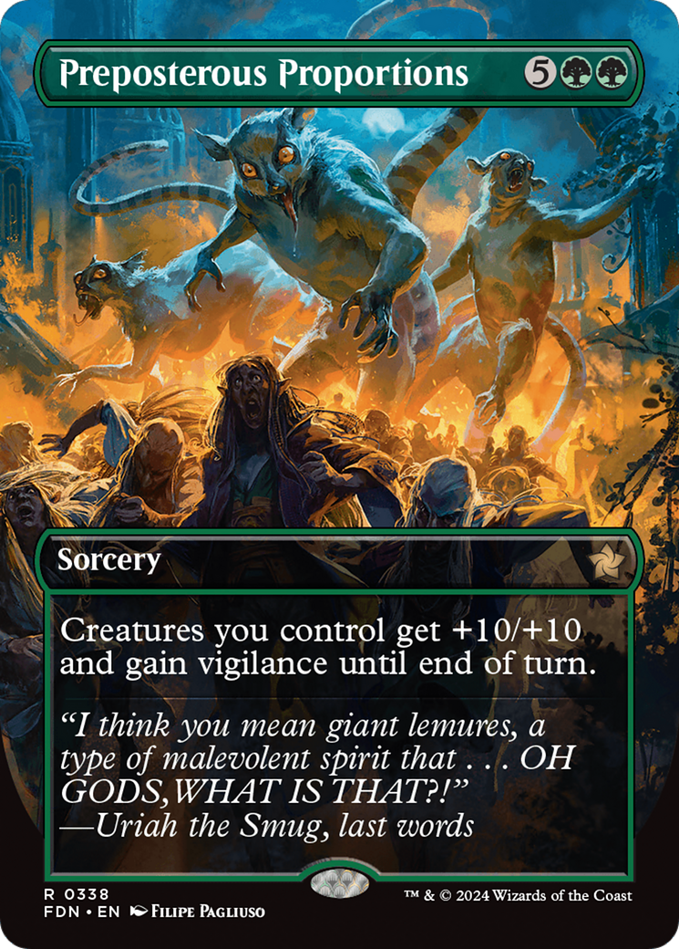 Image of Preposterous Proportions (FDN-338) - Foundations (Borderless) Foil