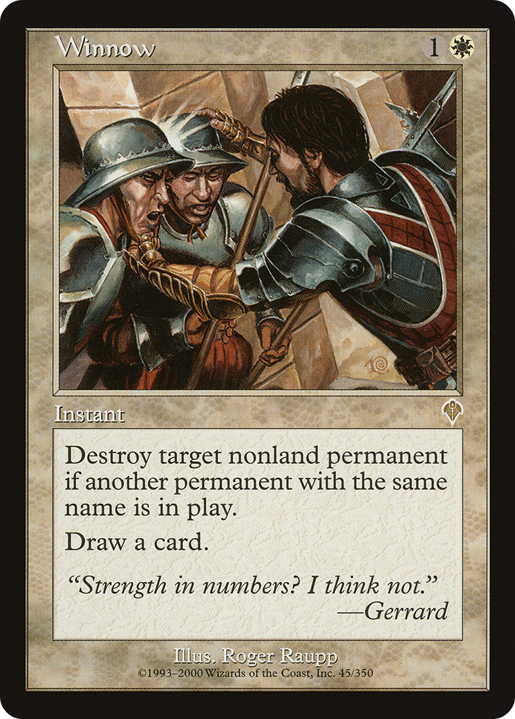 Image of Winnow (INV-045) - Invasion Foil