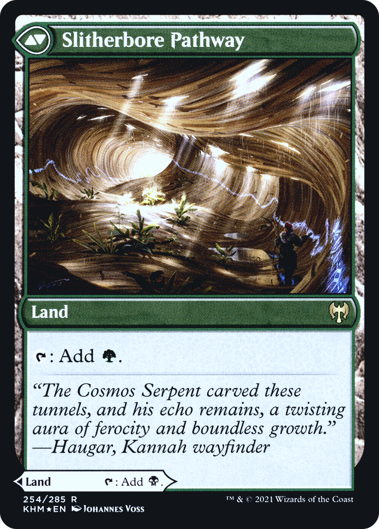 Image of Darkbore Pathway (PRE-254) - Kaldheim Promos Foil