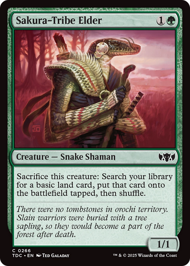 Image of Sakura-Tribe Elder (TDC-266) - Commander: Tarkir: Dragonstorm