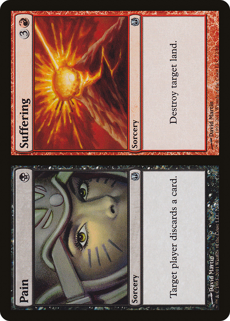 Image of Pain // Suffering (DDH-072) - Duel Decks: Ajani vs. Nicol Bolas