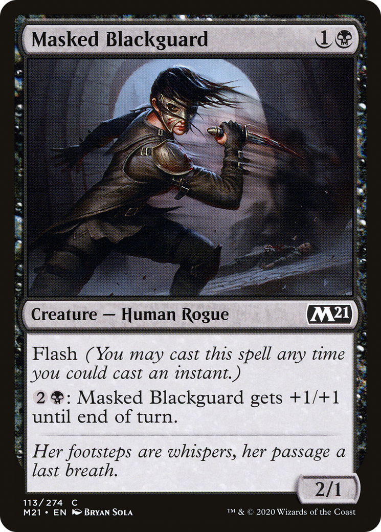 Image of Masked Blackguard (M21-113) - Core Set 2021