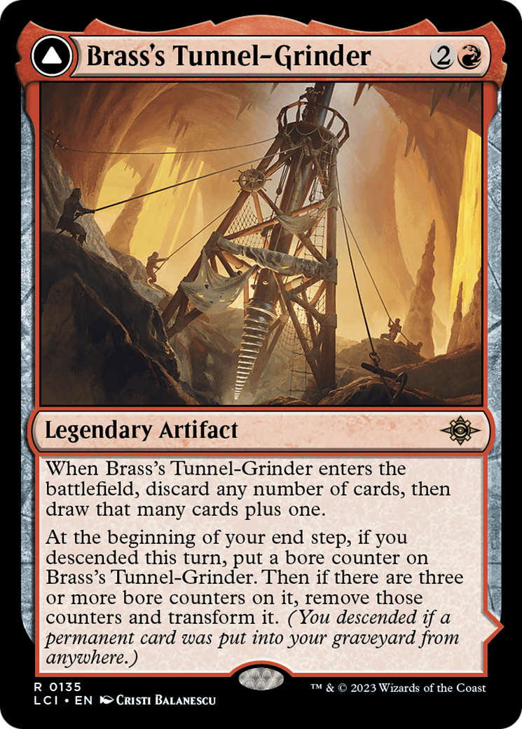 Image of Brass's Tunnel-Grinder (LCI-135) - The Lost Caverns of Ixalan Foil