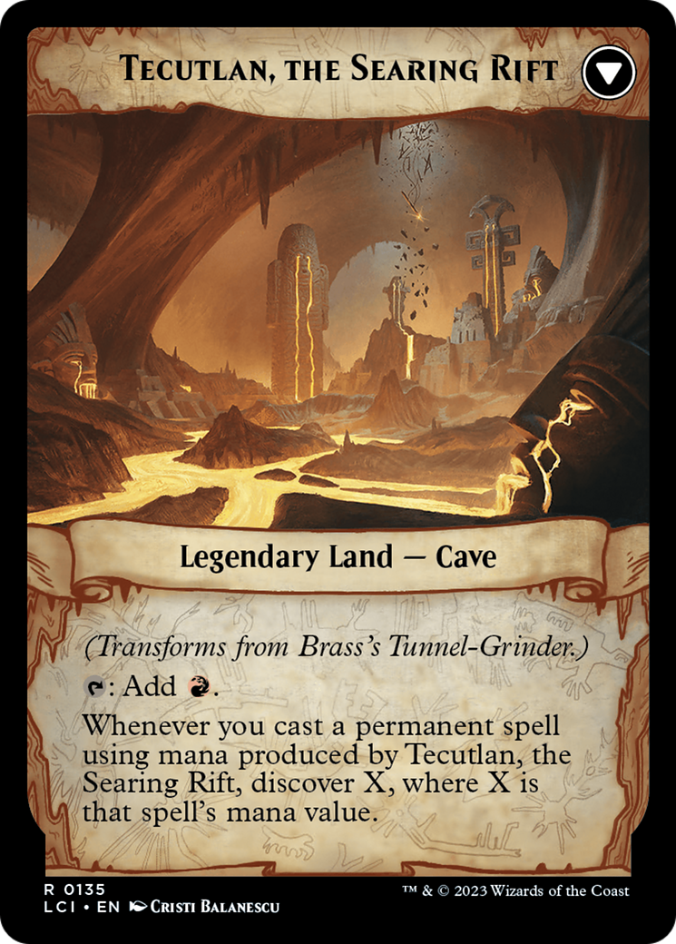 Image of Brass's Tunnel-Grinder (LCI-135) - The Lost Caverns of Ixalan Foil