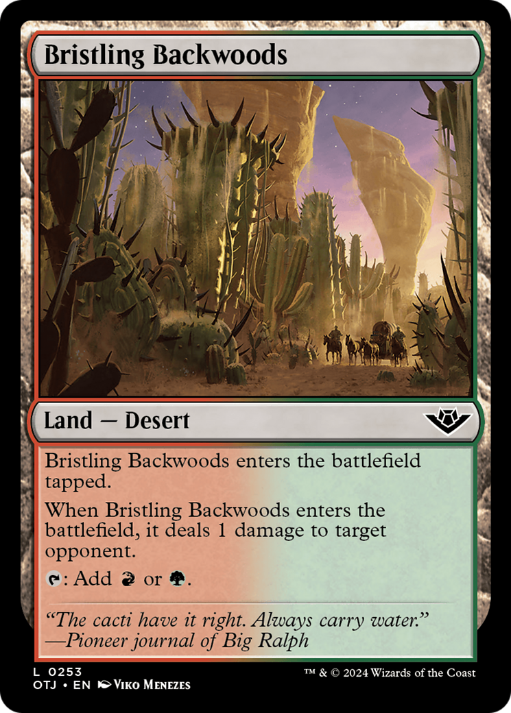 Image of Bristling Backwoods (OTJ-253) - Outlaws of Thunder Junction