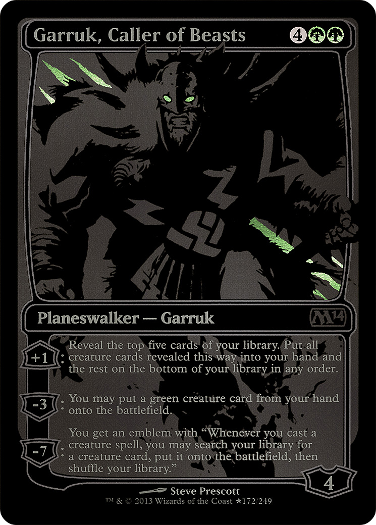 Image of Garruk, Caller of Beasts (SDCC 2013 Exclusive) (MEDIA-172) - San Diego Comic-Con 2013 Foil