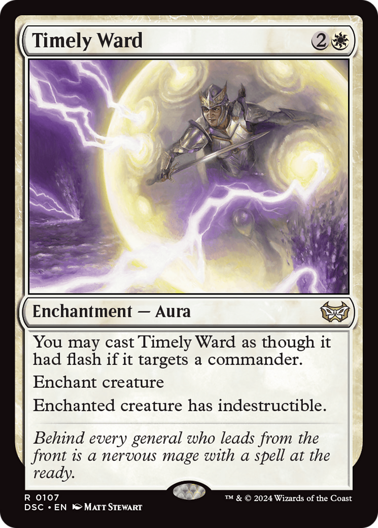 Image of Timely Ward (DSC-107) - Duskmourn: House of Horror Commander