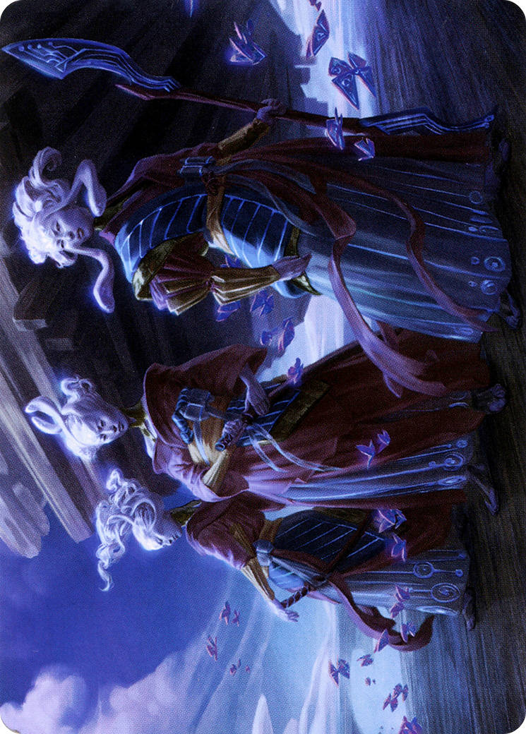 Image of Guardians of Oboro // Guardians of Oboro (ANEO-030) - Neon Dynasty Art Series (Borderless)